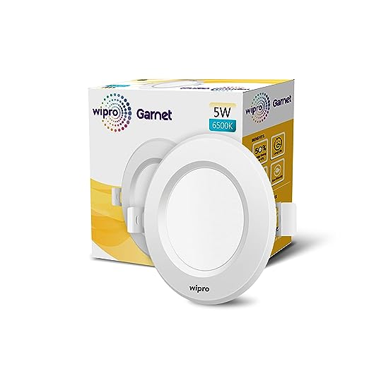 wipro Garnet 5-Watts Round LED Downlight