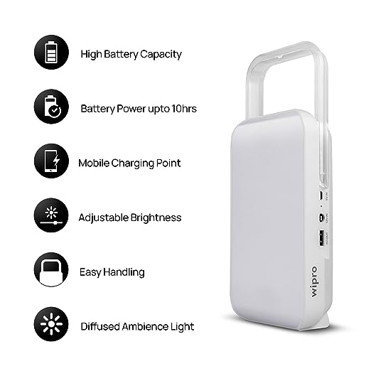 Wipro Safari Emergency Rechargeable LED Lantern