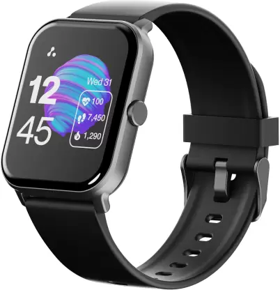 Ambrane | 1.69" Lucid Display | Bluetooth Calling | 7-Day Battery Life | Wise-Eon Smartwatch with IP67 Resistance, Multiple Sports Modes & Health Tracking