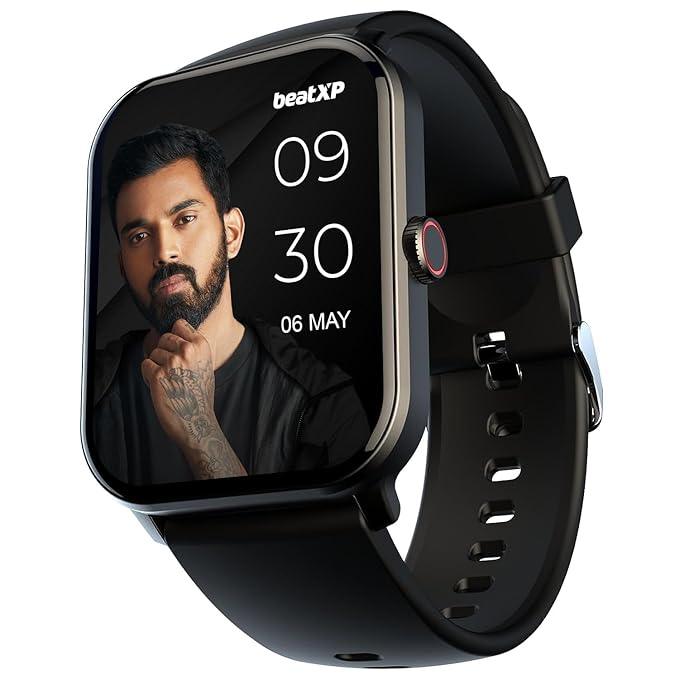 beatXP Marv Neo Smartwatch with 1.85" HD Display |  550 Nits Brightness |  Bluetooth Calling & Metal Body