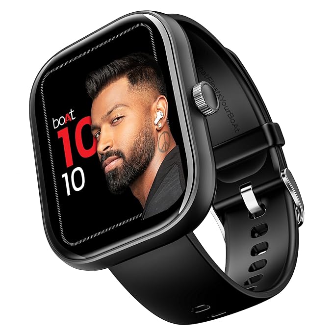 boAt Wave Sigma Smartwatch with 2.01" HD Display |  Bluetooth Calling |  Multiple Watch Faces & Health Monitoring