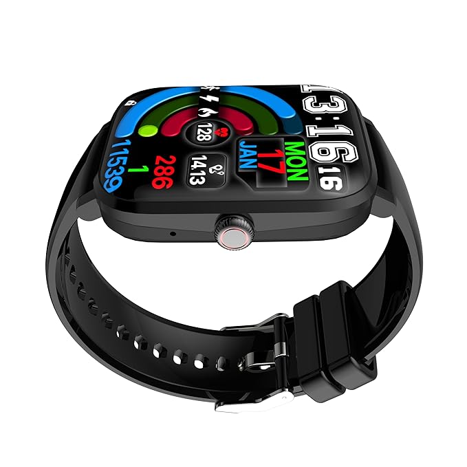 Boston Levin | 1.85" TFT AMOLED Display | Android 4.4 OS | Bluetooth 5 | Infinity Smartwatch with Full Touch Screen, Health Monitoring & IP67 Resistance