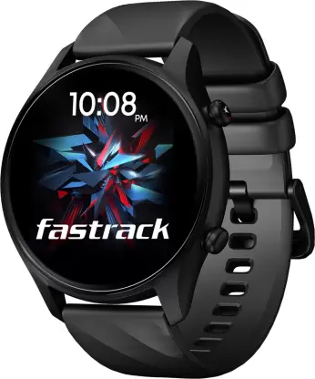 Fastrack | 1.43" AMOLED AOD Display | Bluetooth Calling | 466x466 Resolution | Optimus Smartwatch with Built-in Calculator, IP68 Resistance & Multiple Sports Modes