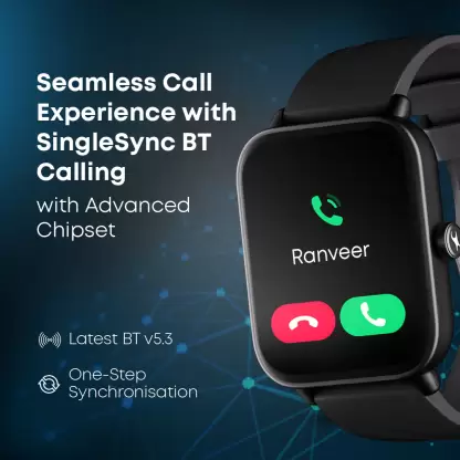 Fastrack | 1.83" HD Display | SingleSync BT Calling | Built-in Calculator | Revoltt X Smartwatch with Advanced Chipset, IP68 Resistance & Multiple Sports Modes