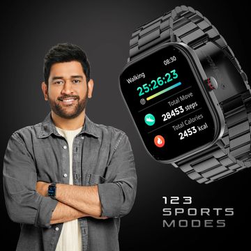 Fire-Boltt | 2.01" HD Display | Bluetooth Calling | Stainless Steel Luxury | Starlight Smartwatch with Premium Design, IP67 Resistance & Multiple Sports Modes
