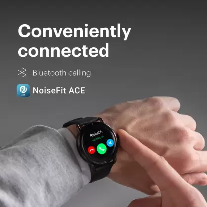 Noise | 1.32" HD Round Screen | Bluetooth Calling | SpO2 Monitoring | NoiseFit Buzz Smartwatch with IP68 Resistance, Heart Rate Tracking & Sleep Monitoring
