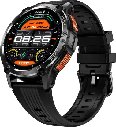 Noise | 1.46" AMOLED Always-On Display | Bluetooth Calling | Rugged Build | NoiseFit Force Plus Smartwatch with IP68 Resistance & 100+ Sports Modes