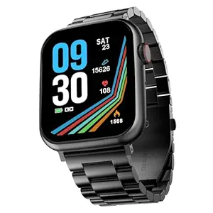Fire-Boltt Lumos Stainless Steel Luxury Smartwatch with 1.91" Large HD Display |  Bluetooth Calling & AI Voice Assistant