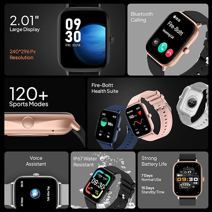 Fire Boltt Ninja Call Pro Max Bluetooth Calling Smart Watch