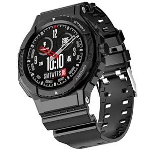 Fire-Boltt | 1.39" Full Touch Display | GPS Tracking | Heart Rate Monitoring | Quest Smartwatch with IP67 Resistance, Multiple Sports Modes & Health Tracking