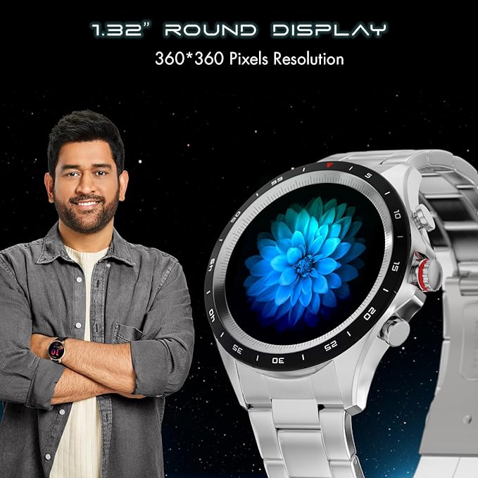 Fire Boltt Solace Stainless Bluetooth Calling Smart Watch