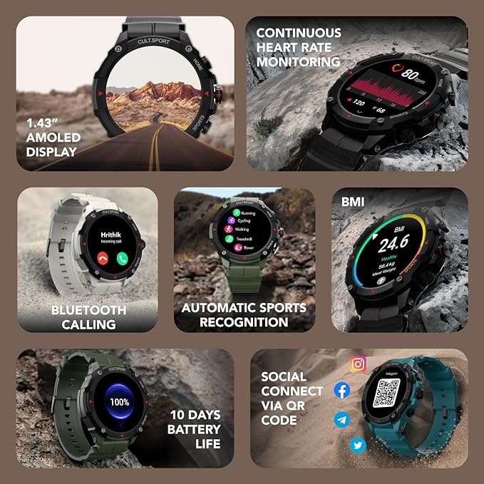 cult sport Ranger XR Smart Watch