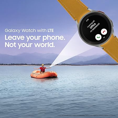 Samsung | Super AMOLED Display | LTE Connectivity | ECG & Body Composition | Galaxy Watch4 44mm with GPS | Wear OS | Heart Rate Tracking & WR50 Resistance