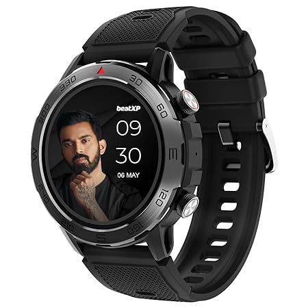beatXP Duke Rugged Round Super AMOLED Bluetooth Calling Smart Watch