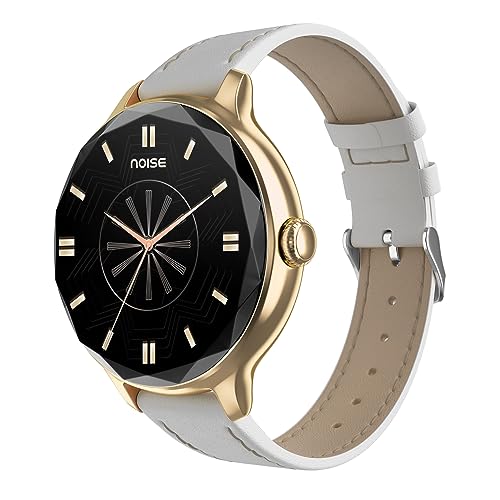 Noise | AMOLED Display | Diamond Cut Dial | Glossy Metallic Finish | Diva Female Smartwatch with Bluetooth Calling, IP68 Resistance & Premium Build