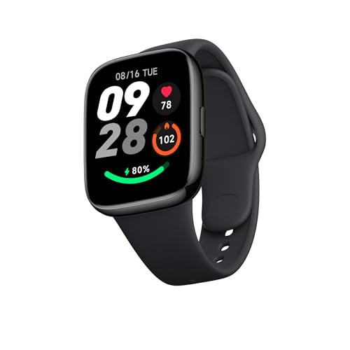 Redmi | 1.83" Display | BT Calling | Premium Metallic Finish | Watch 3 Active Smartwatch with 200+ Watch Faces, 5ATM Resistance & 12-Day Battery