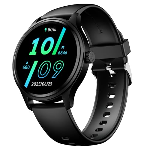 Boat Lunar Discovery Neo | 1.39inch (3.5 Cm) Round Hd Display | Premium Metallic Finish | Animated Watchfaces | 100+ Sports Mode | Bluetooth Calling | Smart Watch For Men & Women
