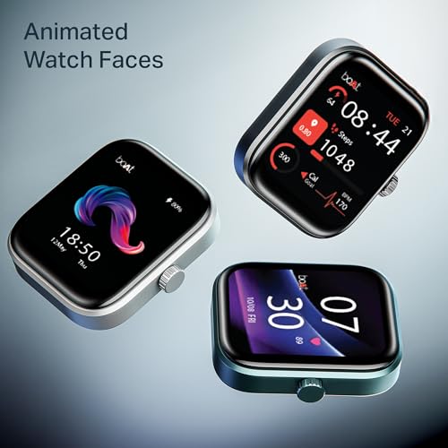 Boat Wave Call 3 Smartwatch 1.83inch Hd Display With Animated Watch Faces BT Calling |Functional Crown |Multiple Sports Modes |IP68 |HRM Spo2 Monitor|Smart Watches For Men and Women