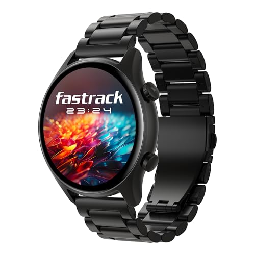 Fastrack Astor Fr2 Pro 1.43inch Amoled Stainless Steel Smart Watch With Spo2 |Heart Rate - BT Calling | AI Voice Assistant Smartwatch