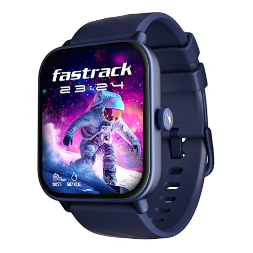 Fastrack Limitless Glide X 1.83inch Smart Watch With Ultra UV HD Display |Spo2 | Heart Rate and Sleep Tracking | Bluetooth Calling | 100 plus Sports Modes