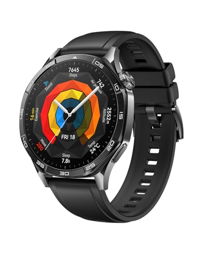 Huawei Watch GT 5 46Mm Smartwatch | Up To 14 Days Battery Life | IOS and Android Compatible | Built In Maps | Pro-Level Sports Call and Message Reply