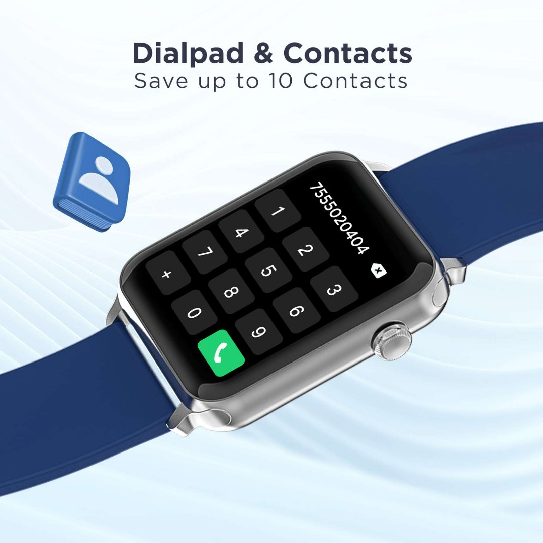 Boat Storm Call W/ 4.29 Cm(1.69 Inch) | BT Calling & 550 Nits Brightness Smartwatch