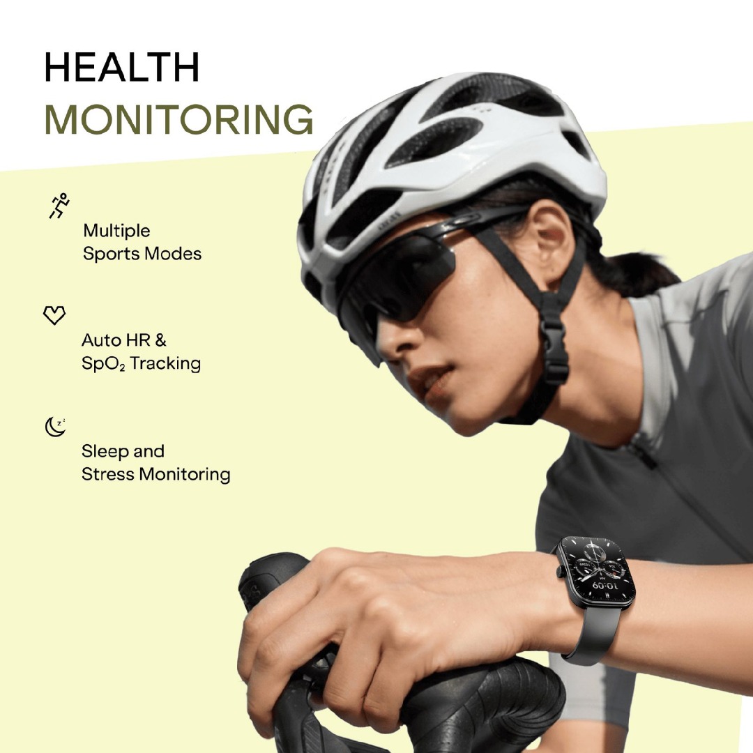 Boat Wave Sigma 3 Curv | 2.01 Inch Immersive Curved Display | Metal Finish | Ip68 Smartwatch