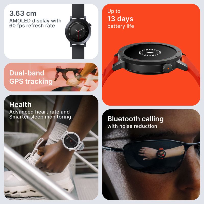 Cmf By Nothing Watch 3 Pro|1.43 Amoled|13 Day Battery|Dual-Band Gps|Advance Heart+Sleep Monitor Smartwatch