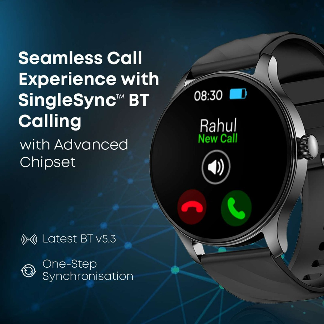 Fastrack Xr1-1.38|BT Calling|Fast Charge|100+ Sports Mode|Ip68|Calculator|Fashion Smartwatch