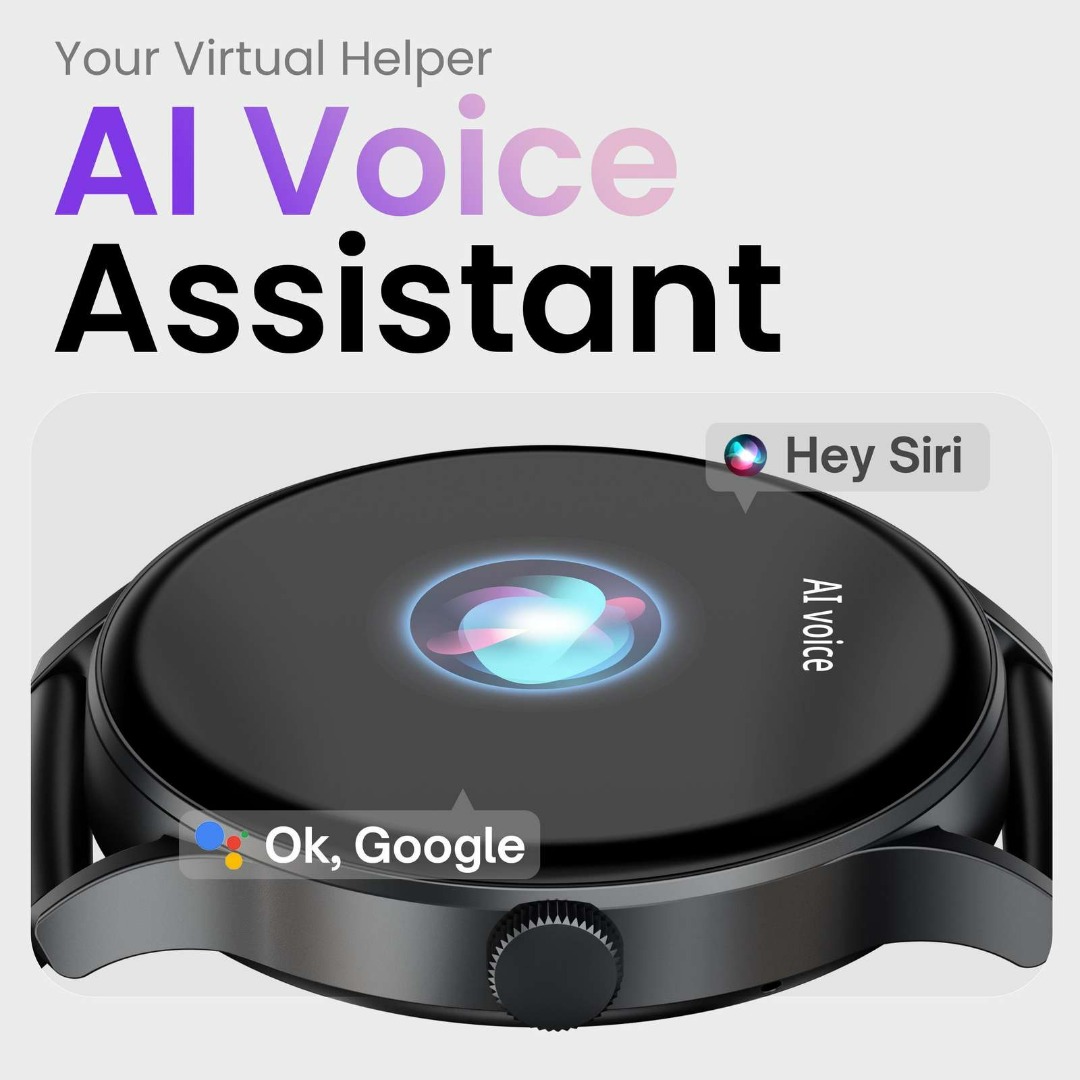 Goboult Rover Pro 1.43'' Amoled Display | BT Calling | 1000 Nits Brightness Smartwatch