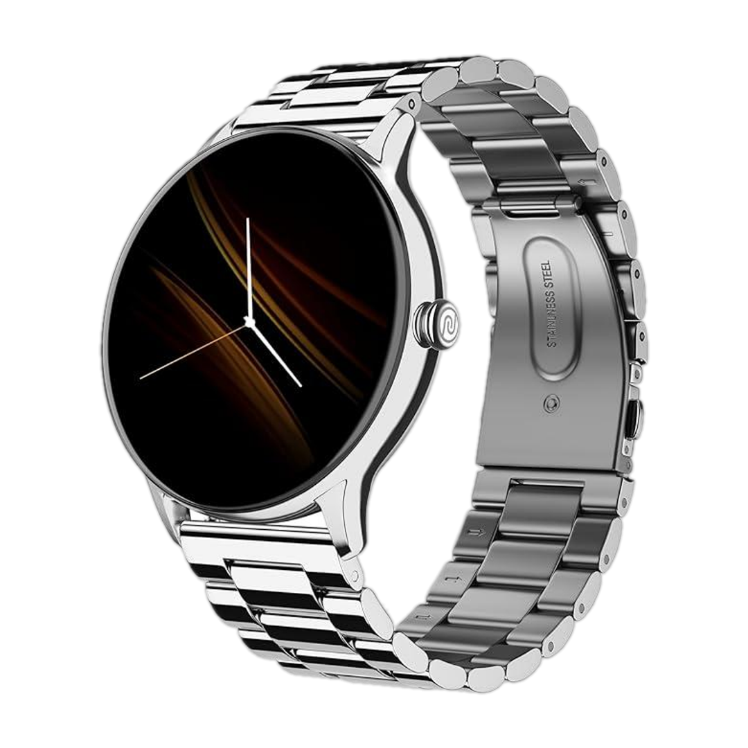 Noise Crew Go With 1.39 Inch Display | BT Calling With Metal Strap And 7 Days Battery Life Smartwatch