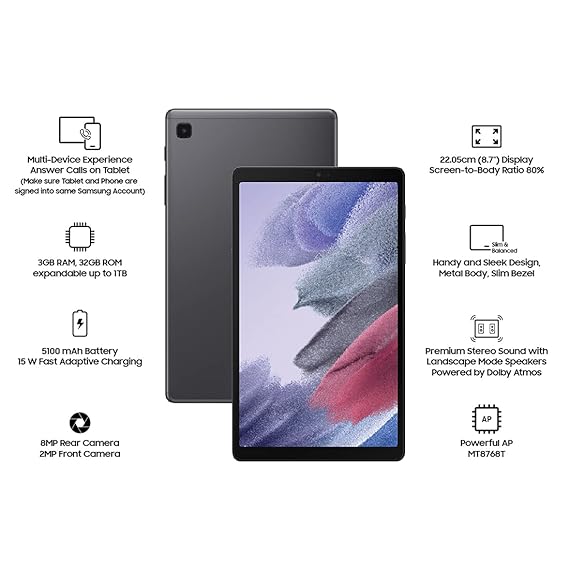 Samsung Galaxy Tab S8 11 Inch Display Wi-Fi | 8Gb + 128Gb | Graphite