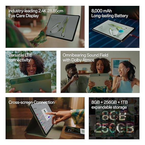 OnePlus Pad Go Tablet (1135 inches, WiFi + 4G LTE)