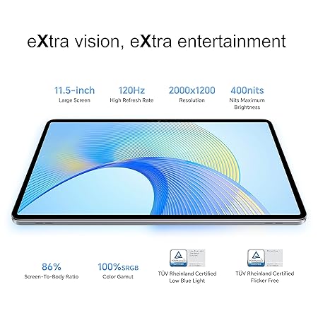 HONOR Pad X9 with Free Flip-Cover (115 inches, WiFi)
