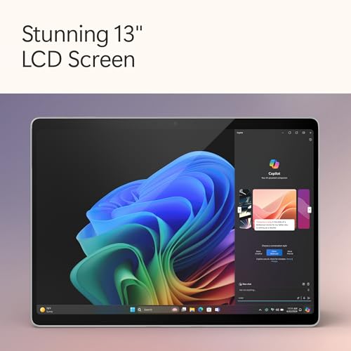 Microsoft New Surface Pro (11Th Edition) Windows 11 Home Copilot + Pc - 13.8" Lcd Snapdragon X Plus (10 Core) 16Gb Ram 512Gb Ssd | Platinum