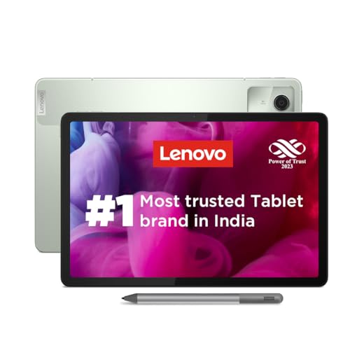 Lenovo Tab M11 With Pen Lte (4G) + Wi-Fi 4 Gb Ram | 128 Gb Rom 11 Inch Screen 90 Hz | 72% Ntsc | Fhd Display Octa-Core Processor | Seaform Green