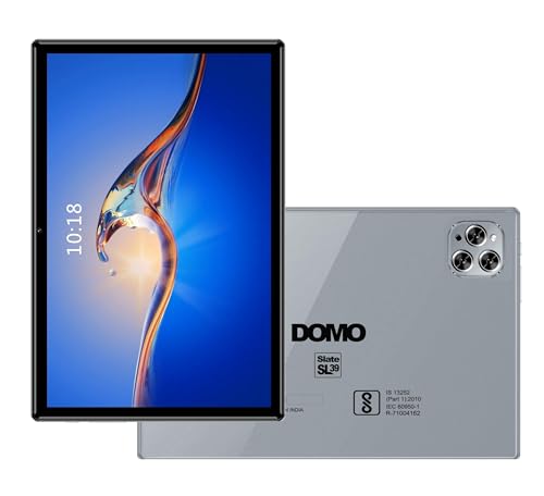 Domo Slate Sl39 10.1-Inch 4G Tablet PC | Inbuilt Storage | Bluetooth | Dual Sim Slot | Octa Core Cpu Gps