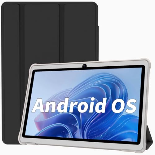 Hnvhnv Android 15 Tablet 7 Inch Tablet | Quad-Core Processor | Dual Camera | 5G/2.4G Wifi | Bluetooth | Parental Control | Drop-Proof Case