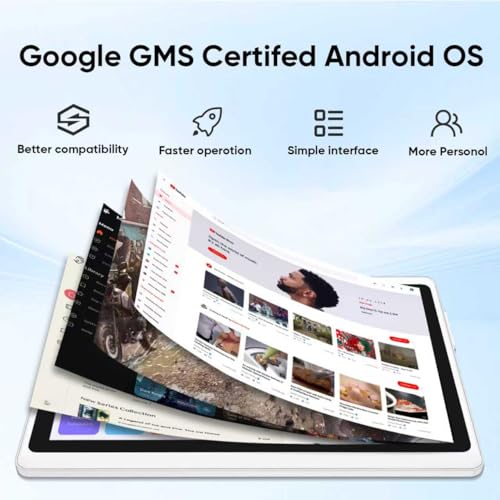 Hnvhnv Android 15 Tablet 7 Inch Tablet | Quad-Core Processor | Dual Camera | 5G/2.4G Wifi | Bluetooth | Parental Control | Drop-Proof Case