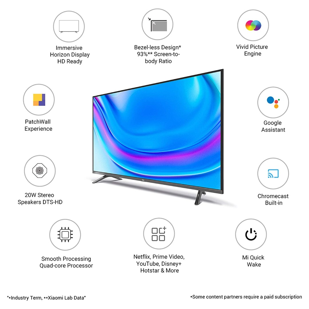 MI 32 inches 4A Horizon Edition HD Ready Android LED TV