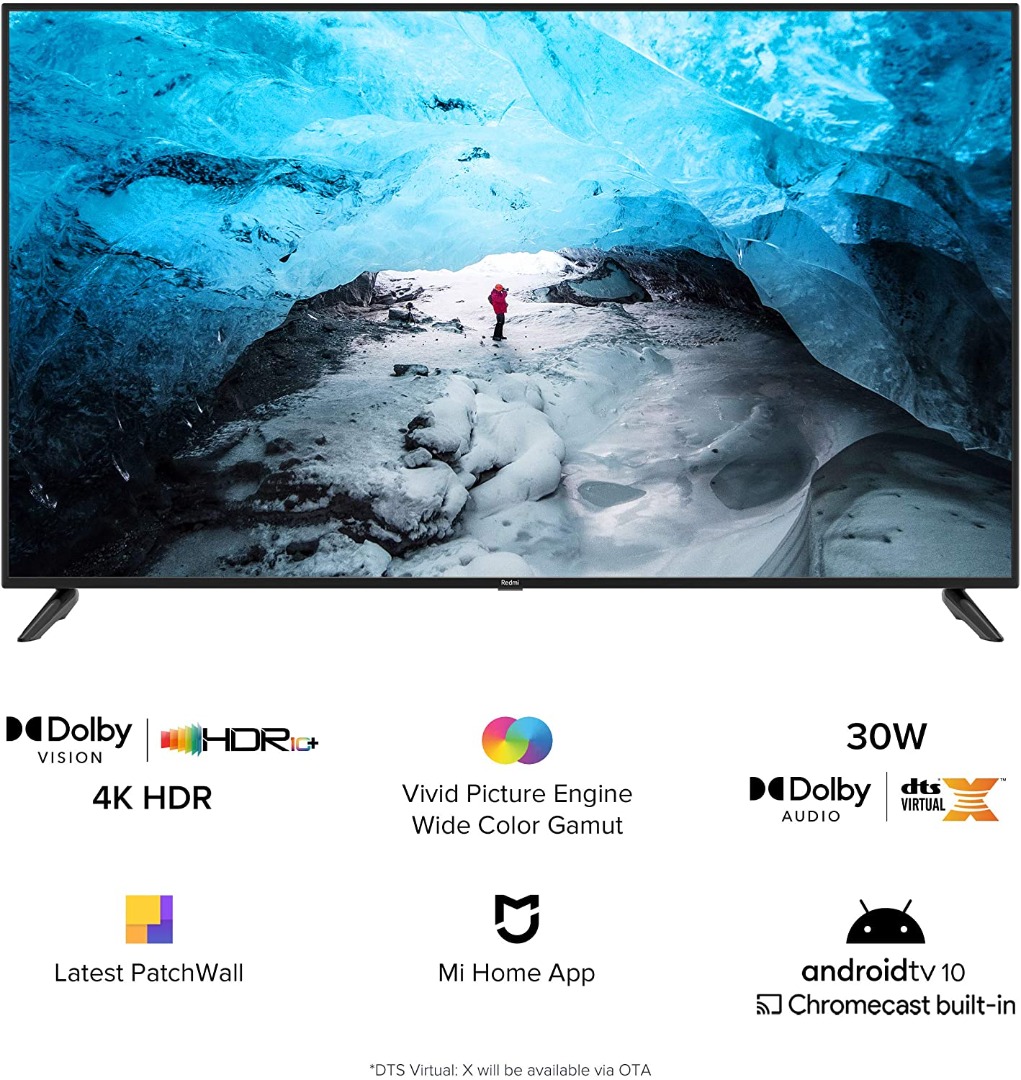 Redmi 50 inches X50 4K Ultra HD Android Smart LED TV