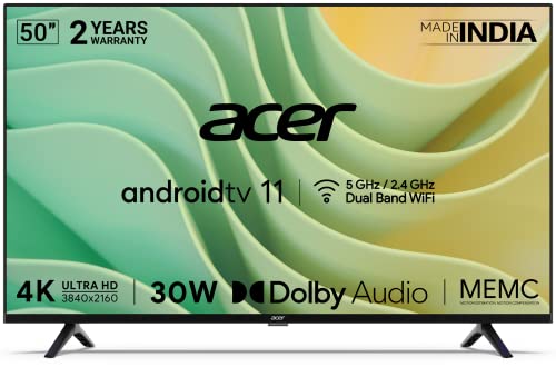 Acer 50 inches I Series 4K Ultra HD Android 11 LED Smart TV (2022 Model)