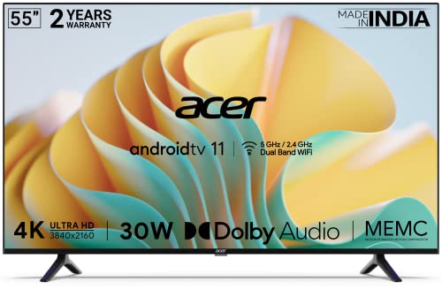 Acer 55 inches I Series 4K Ultra HD Android 11 LED Smart TV (2022 Model)