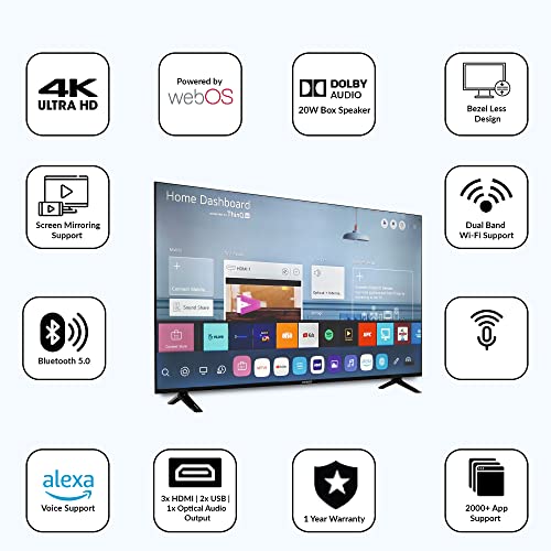 Croma 50 inches 4K Ultra HD LED WebOS TV (2022 model)
