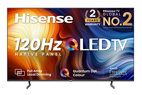 Hisense 55 inches 4K Ultra HD Smart IPS QLED TV