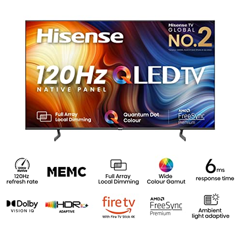 Hisense 55 inches 4K Ultra HD Smart IPS QLED TV
