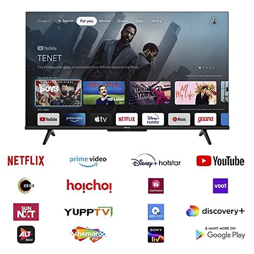 Hisense 55 inches Bezelless Series 4K Ultra HD Smart LED Google TV