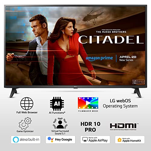LG 43 inches 4K Ultra HD Smart LED TV