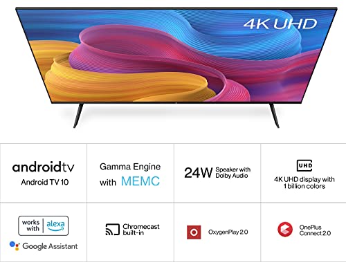 OnePlus 50 inches Y Series 4K Ultra HD Smart Android LED TV