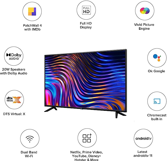 Redmi 43 inches Full HD Smart LED TV